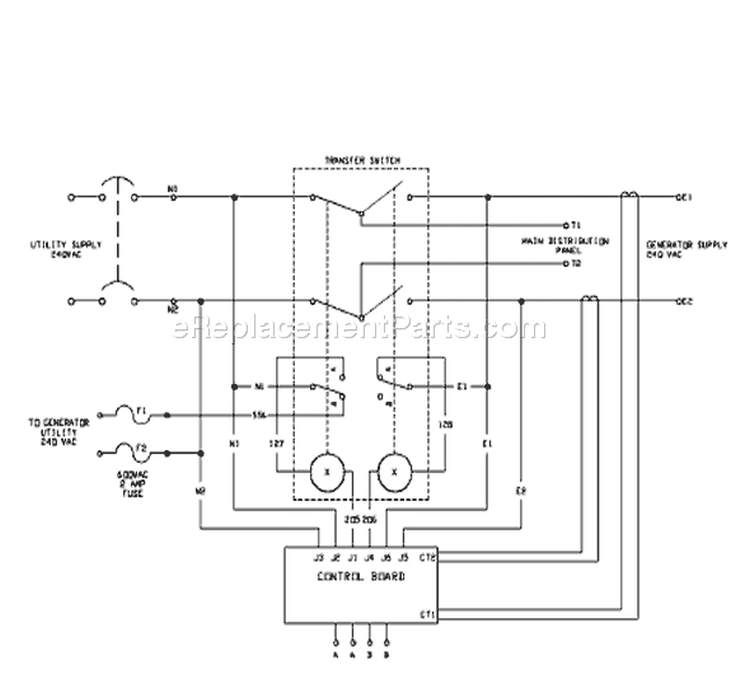 Page A Diagram and Parts List for 071011-1  Briggs and Stratton Generator